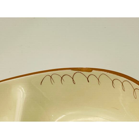 Stangl Pottery Vintage Ceramic Clay Oval Divided Vegetable Dish Fruit Pattern - Picture 7 of 7
